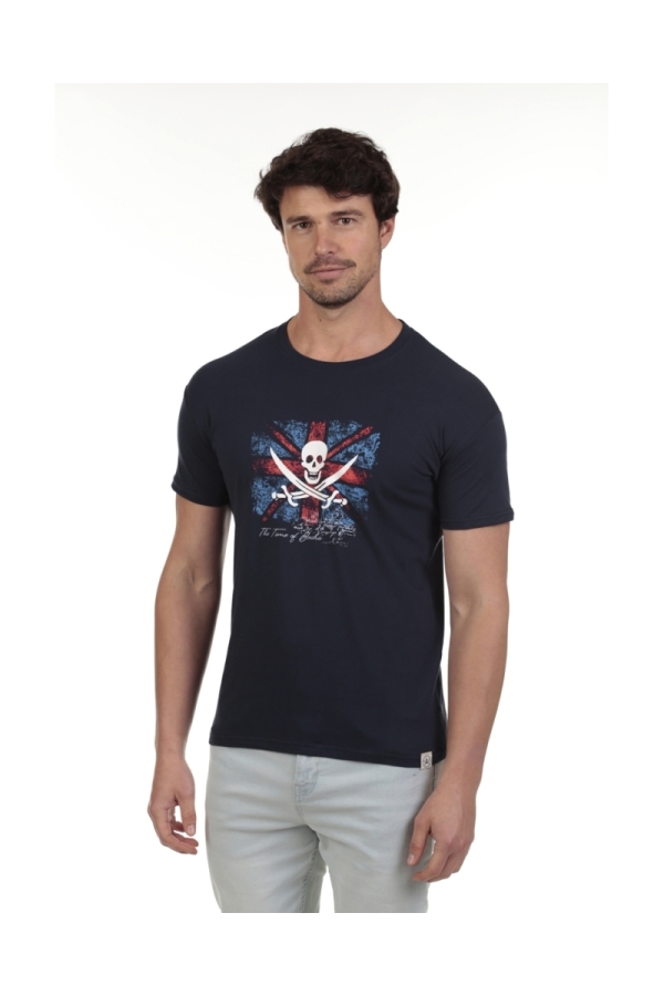 Camiseta England Hombre The Time Of Bocha QV1C03 Marino