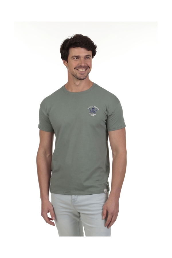 Camiseta Time Bocha Hombre The Time Of Bocha QV1C04 Verde