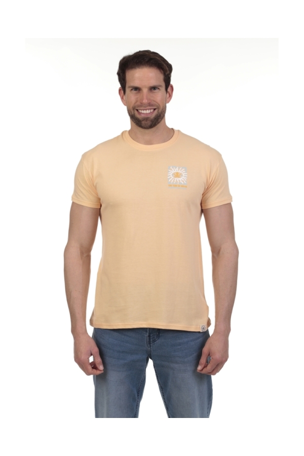 Camiseta Sun Hombre The Time Of Bocha QV1C08 Apricot