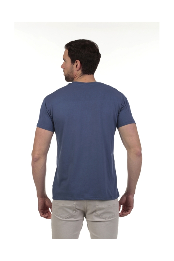 Camiseta Bear Hombre The Time Of Bocha QV1C21 Denim