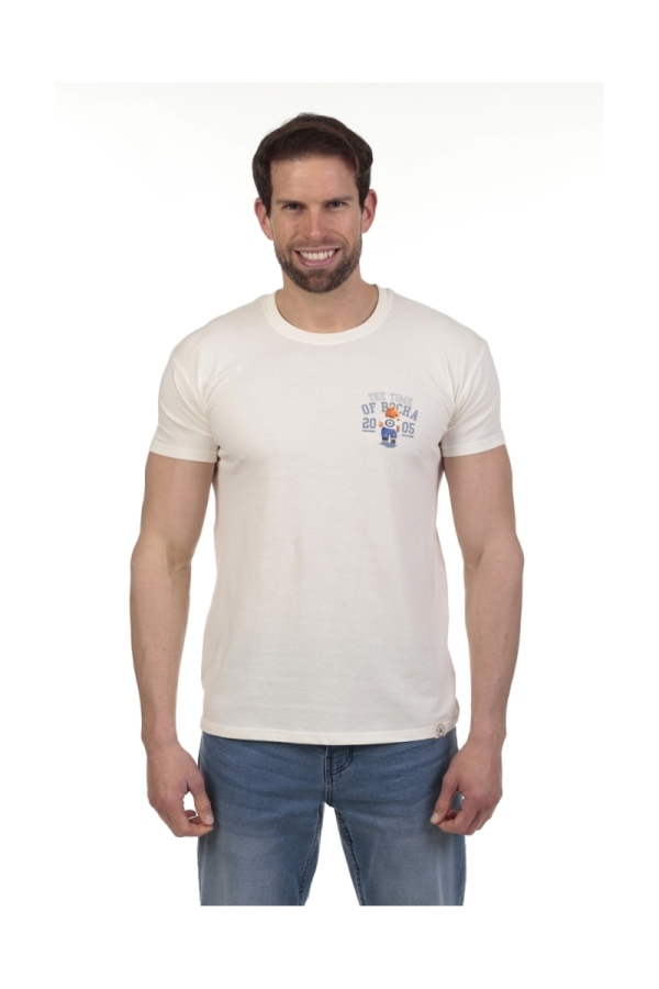 Camiseta Bear 2005 Hombre The Time Of Bocha QV1C22 Bl.Vinta