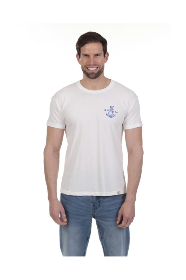 Camista Ancla Hombre The Time Of Bocha QV1C24 Blanco