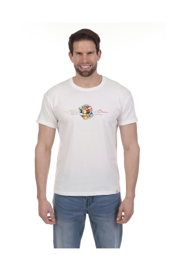 Camista Rubik Hombre The Time Of Bocha QV1C27 Blanco