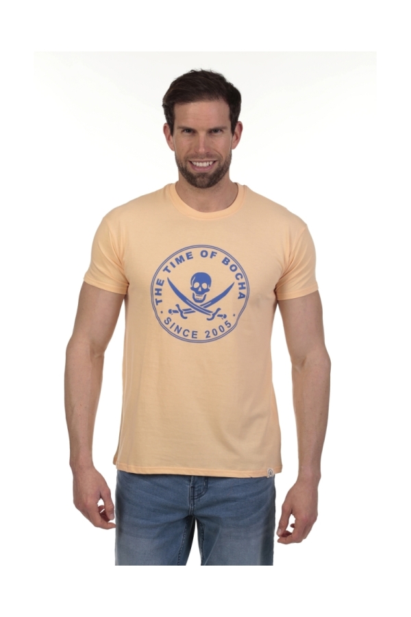 Camiseta Pirata Hombre The Time Of Bocha QV1C40 Apricot