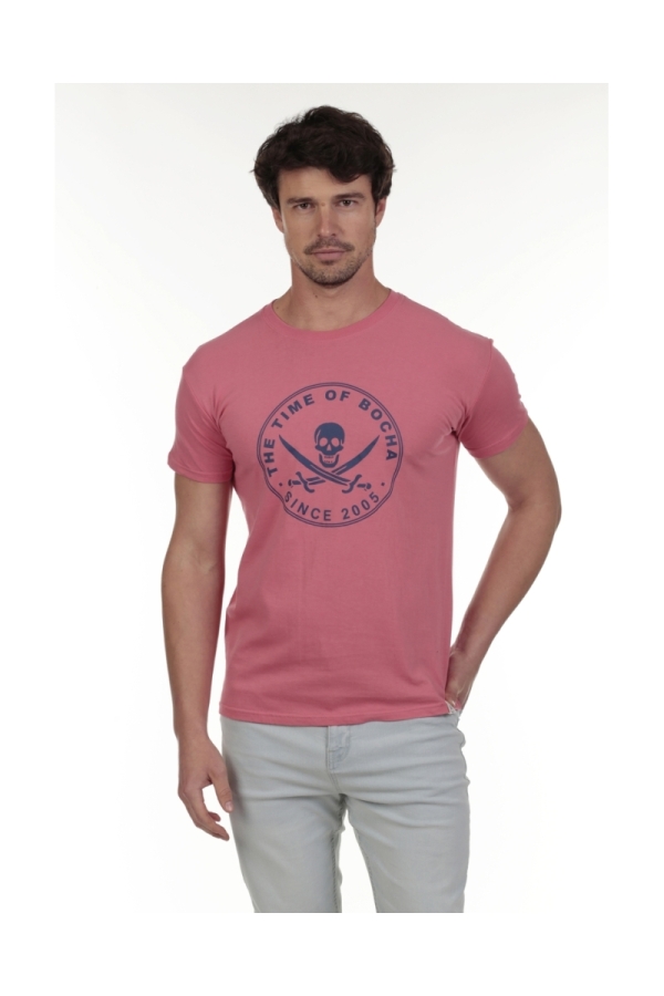 Camiseta Pirata Hombre The Time Of Bocha QV1C40 Coral