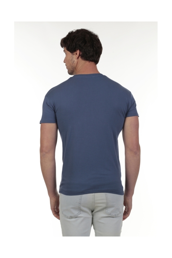 Camiseta Pirata Hombre The Time Of Bocha QV1C40 Denim