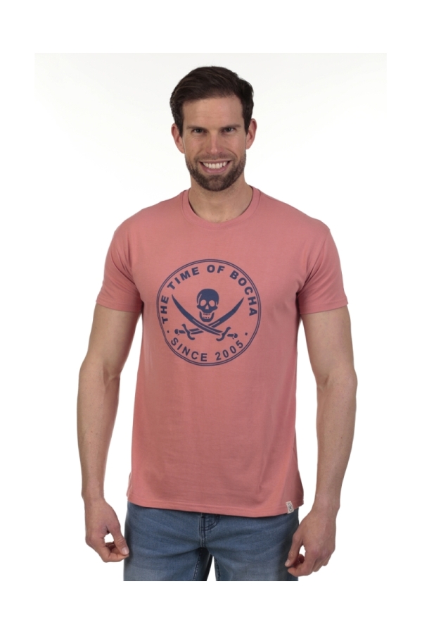 Camiseta Pirata Hombre The Time Of Bocha QV1C40 Rosa