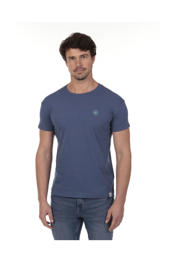 Camiseta Mark Hombre The Time Of Bocha QV1C41 Denim