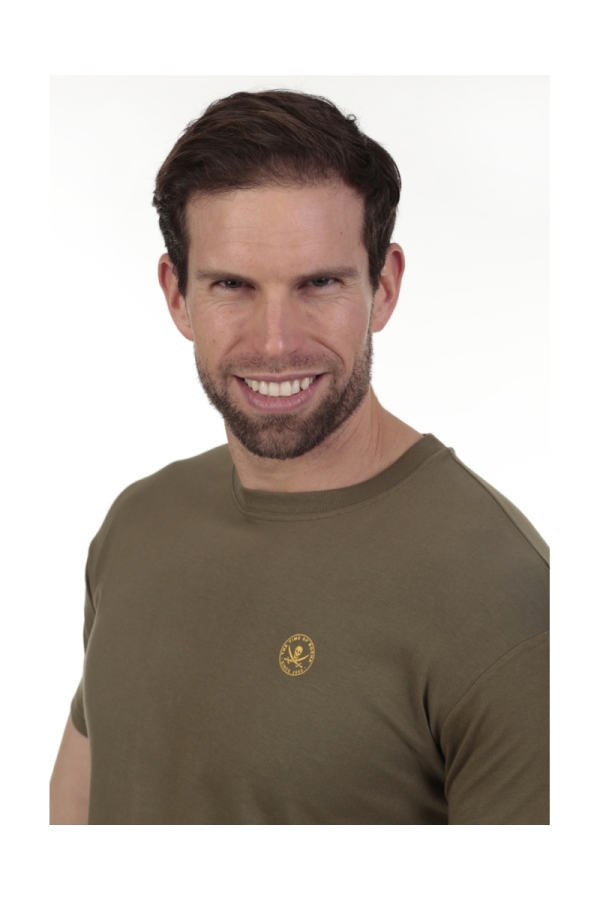 Camiseta Mark Hombre The Time Of Bocha QV1C41 Kaki