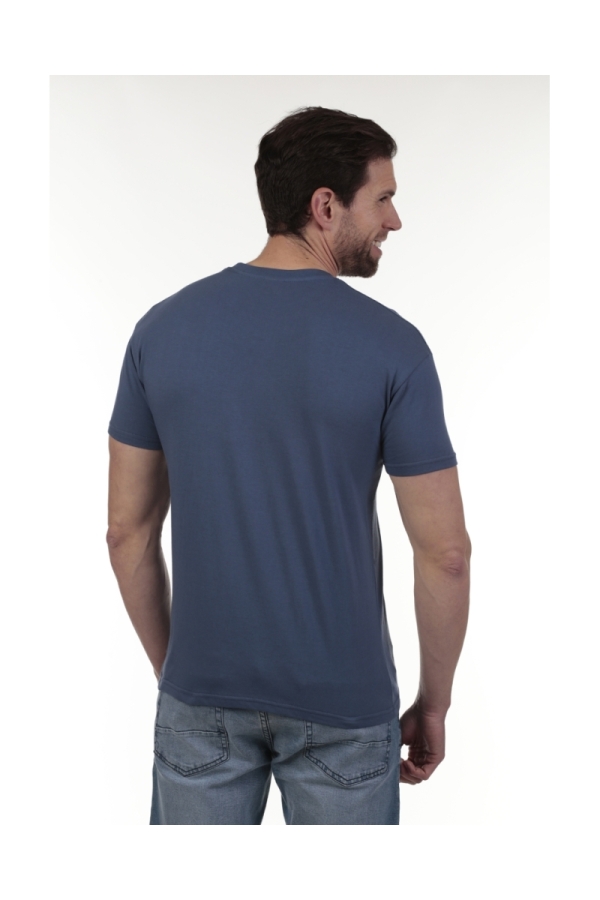 Camiseta Bolsillo Hombre The Time Of Bocha QV1C42 Denim