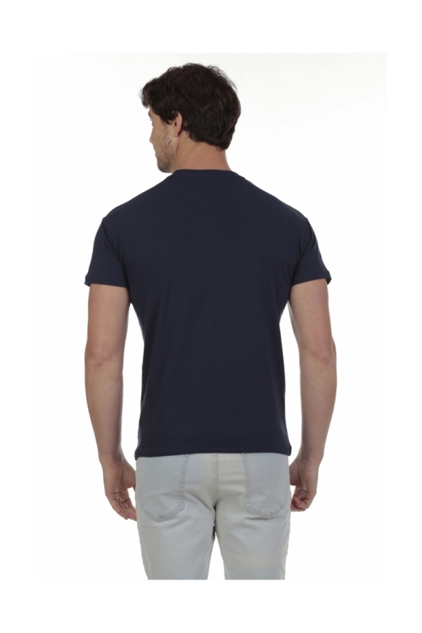Camiseta Bolsillo Hombre The Time Of Bocha QV1C42 Marino
