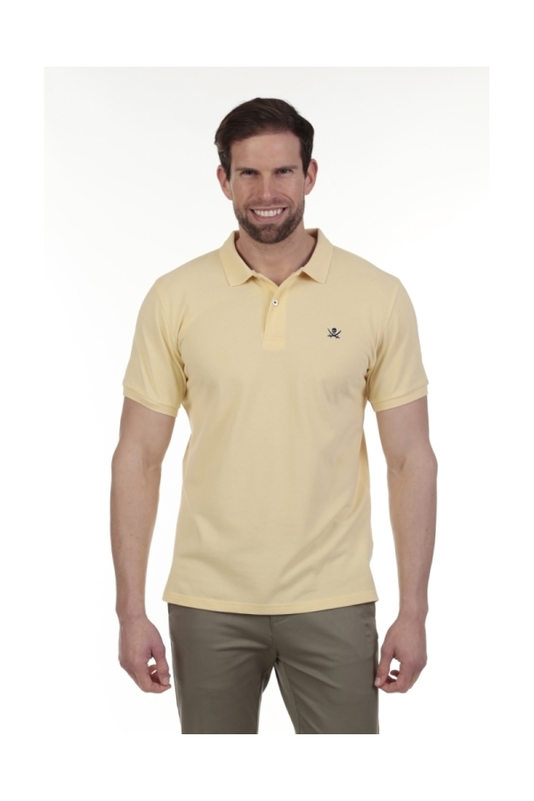 Polo Basico Hombre The Time Of Bocha QV1PBASICO Amarillo