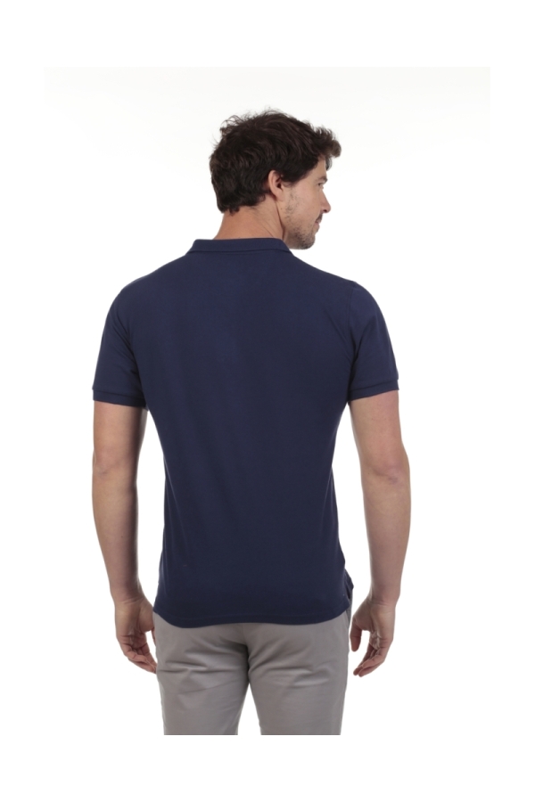 Polo Basico Hombre The Time Of Bocha QV1PBASICO Denim