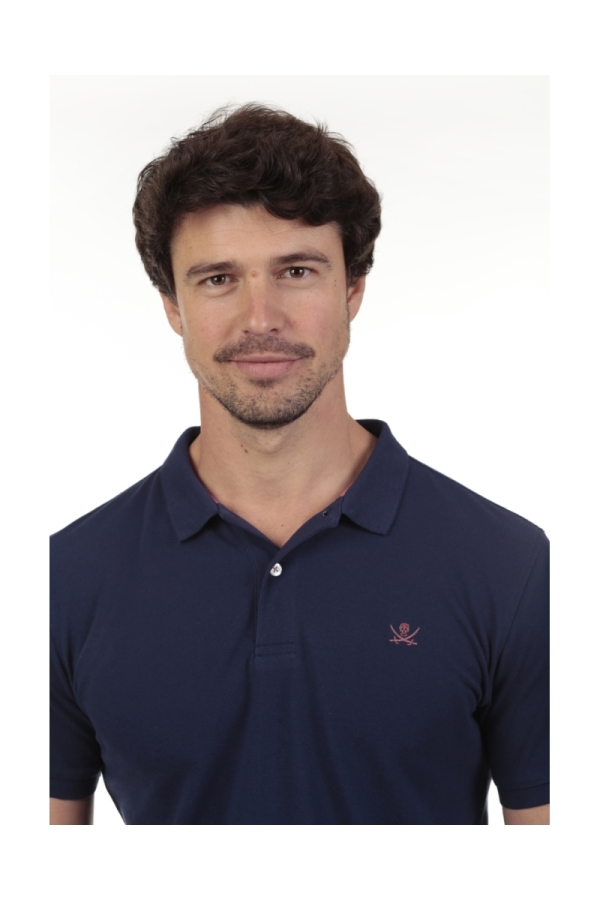 Polo Basico Hombre The Time Of Bocha QV1PBASICO Denim