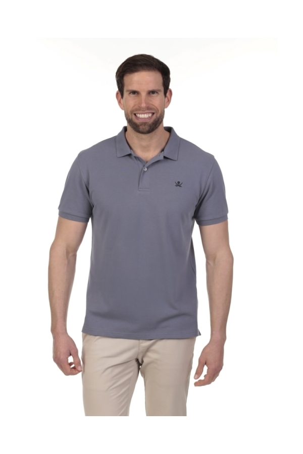 Polo Basico Hombre The Time Of Bocha QV1PBASICO Gris