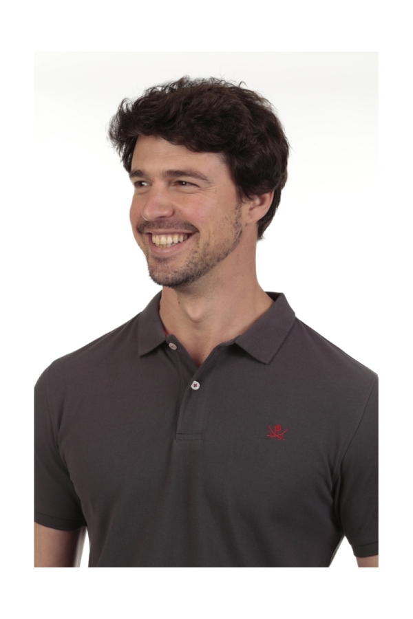 Polo Basico Hombre The Time Of Bocha QV1PBASICO Gris.Sol