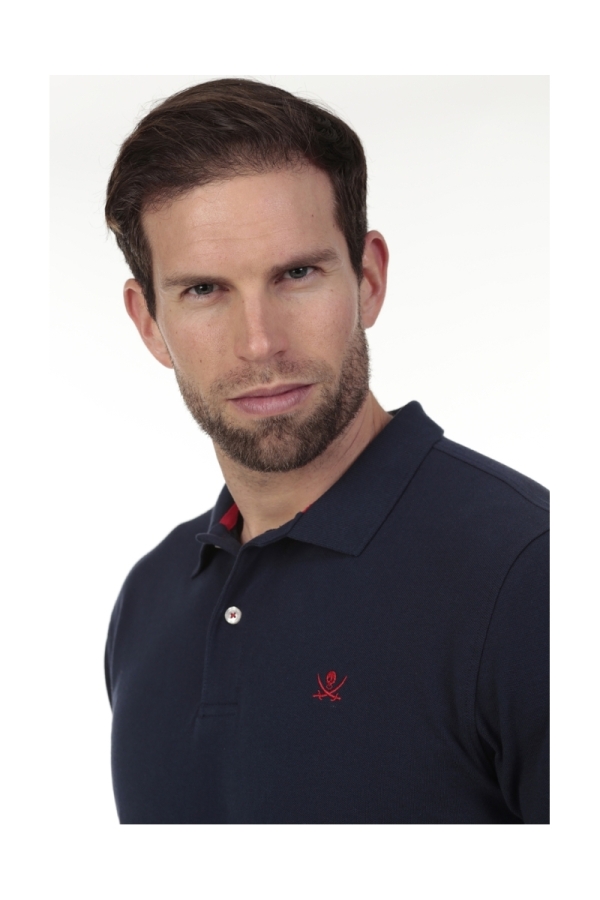 Polo Basico Hombre The Time Of Bocha QV1PBASICO Marino