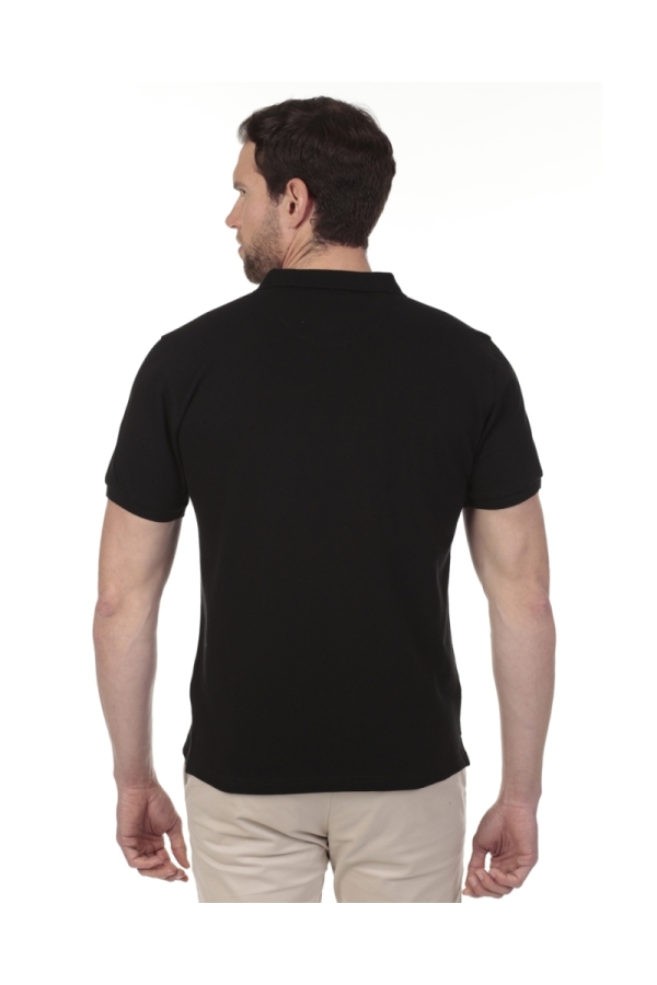 Polo Basico Hombre The Time Of Bocha QV1PBASICO Negro