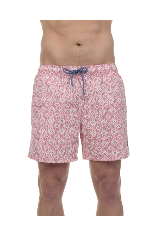 Bañador Rombo Hombre The Time Of Bocha QV1SP03 Coral