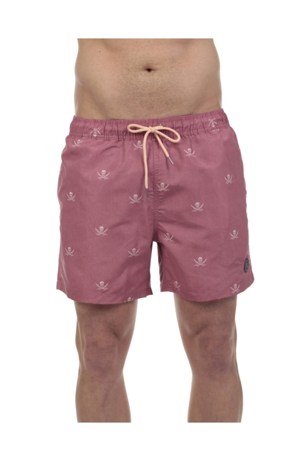 Bañador Pirata Hombre The Time Of Bocha QV1SP07 Rojo