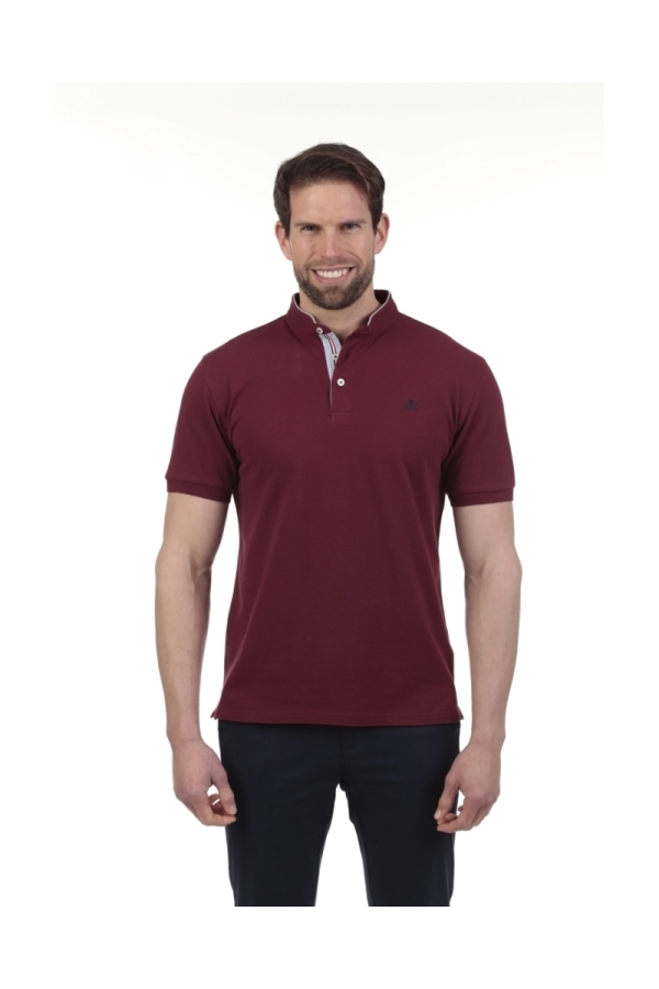 Polo Mao Hombre The Time Of Bocha QV1PMAO Burdeos