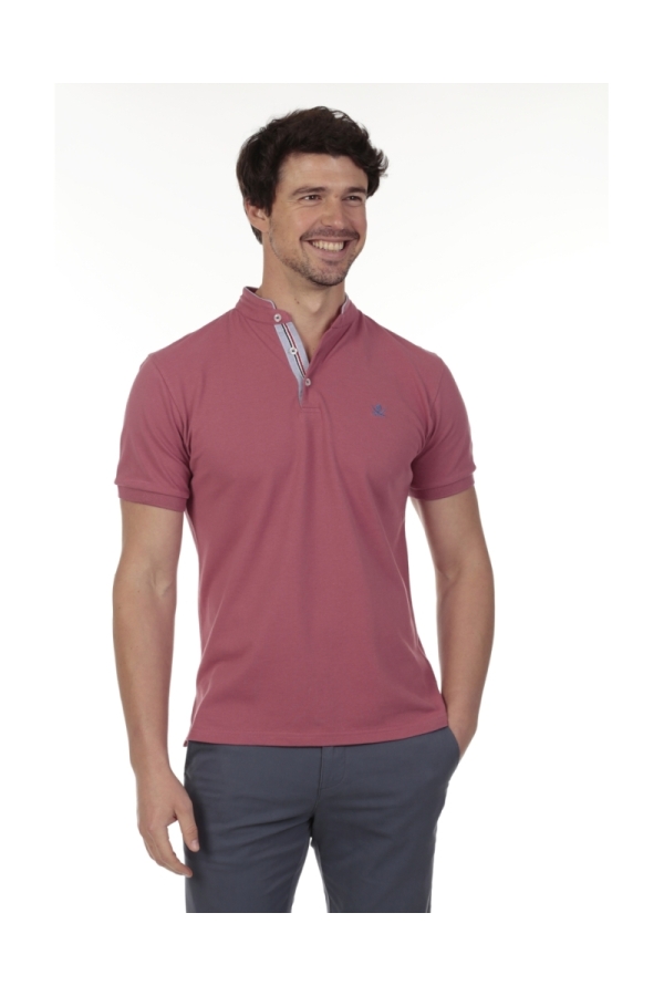 Polo Mao Hombre The Time Of Bocha QV1PMAO Garnet