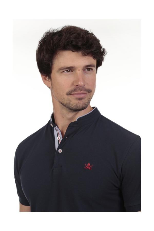 Polo Mao Hombre The Time Of Bocha QV1PMAO Marino