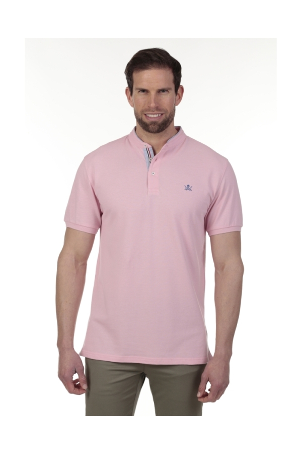 Polo Mao Hombre The Time Of Bocha QV1PMAO Rosa