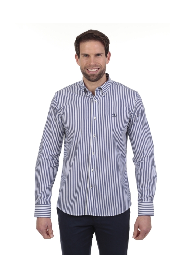 Camisa Algodon Hombre The Time Of Bocha QV1COT 239