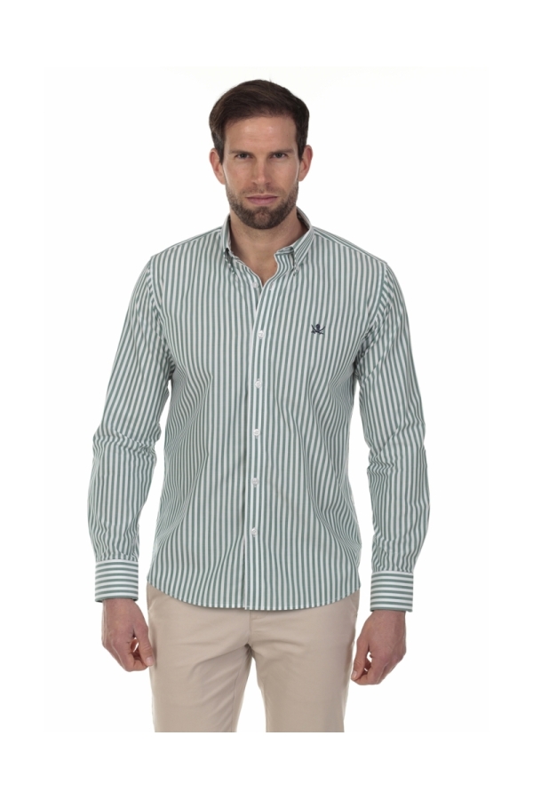 Camisa Algodon Hombre The Time Of Bocha QV1COT 240
