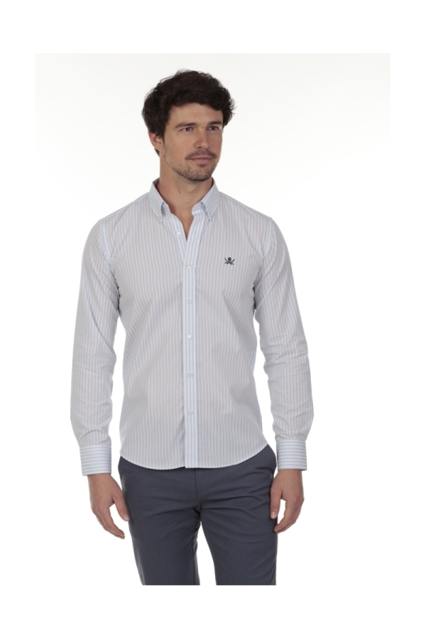 Camisa Algodon Hombre The Time Of Bocha QV1COT 242