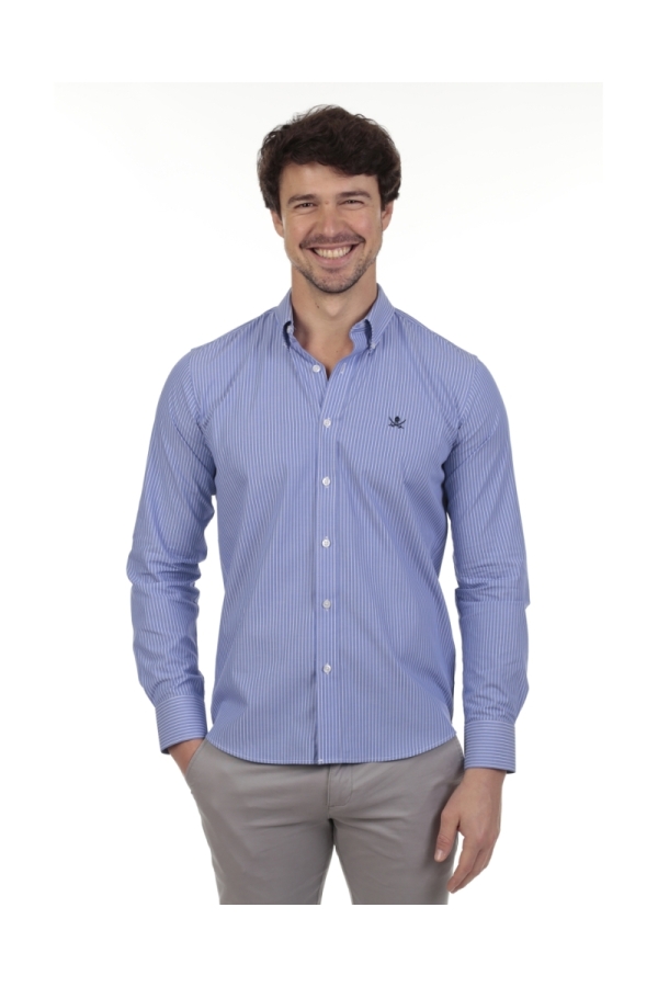 Camisa Algodon Hombre The Time Of Bocha QV1COT 243