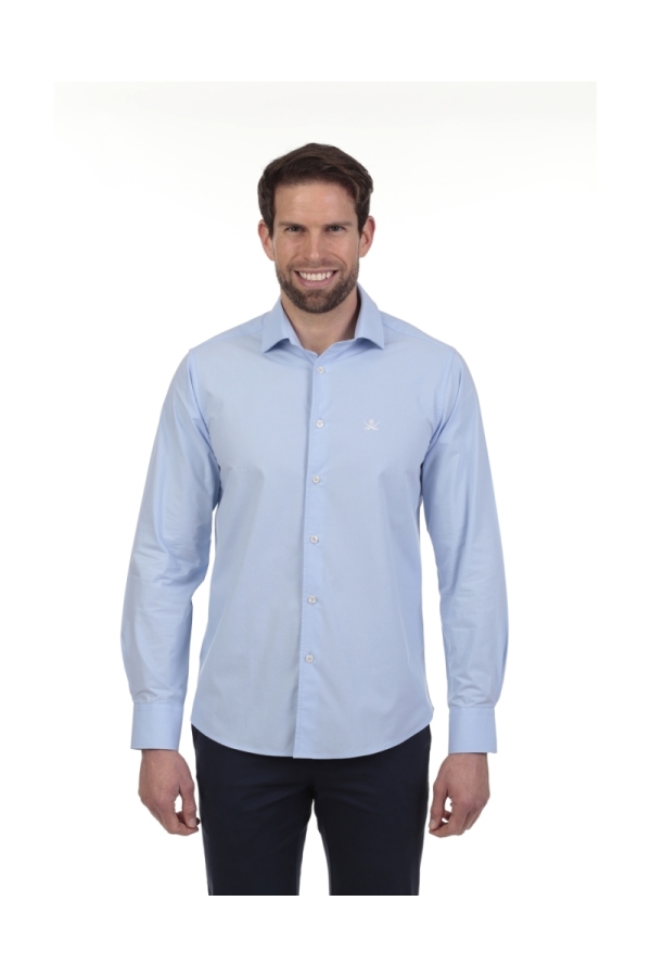 Camisa Gabardina Hombre The Time Of Bocha QV1GAB 303