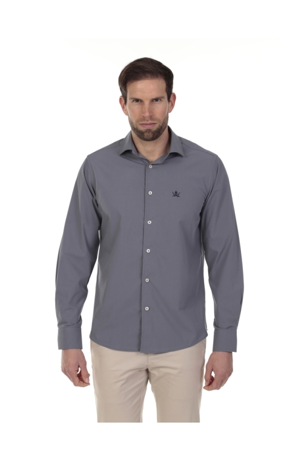Camisa Gabardina Hombre The Time Of Bocha QV1GAB 321