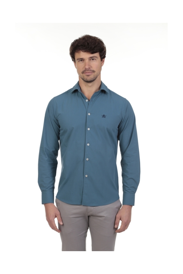Camisa Gabardina Hombre The Time Of Bocha QV1GAB 340