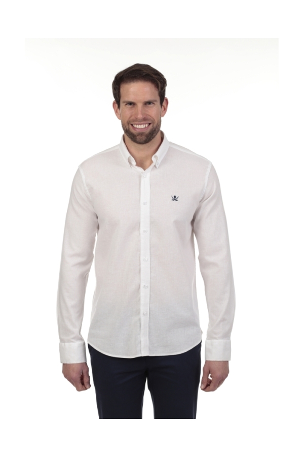 Camisa Lino Hombre The Time Of Bocha QV1LINO 401