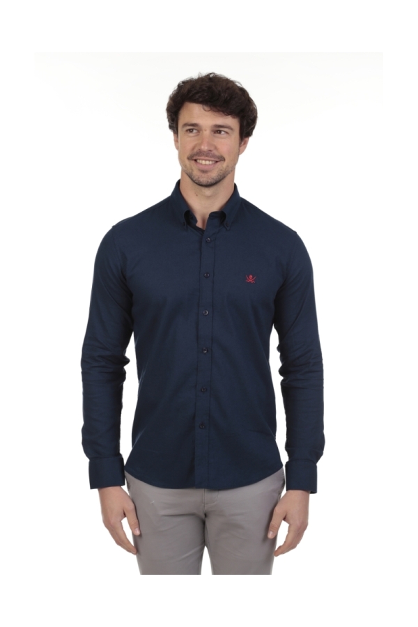 Camisa Lino Hombre The Time Of Bocha QV1LINO 402