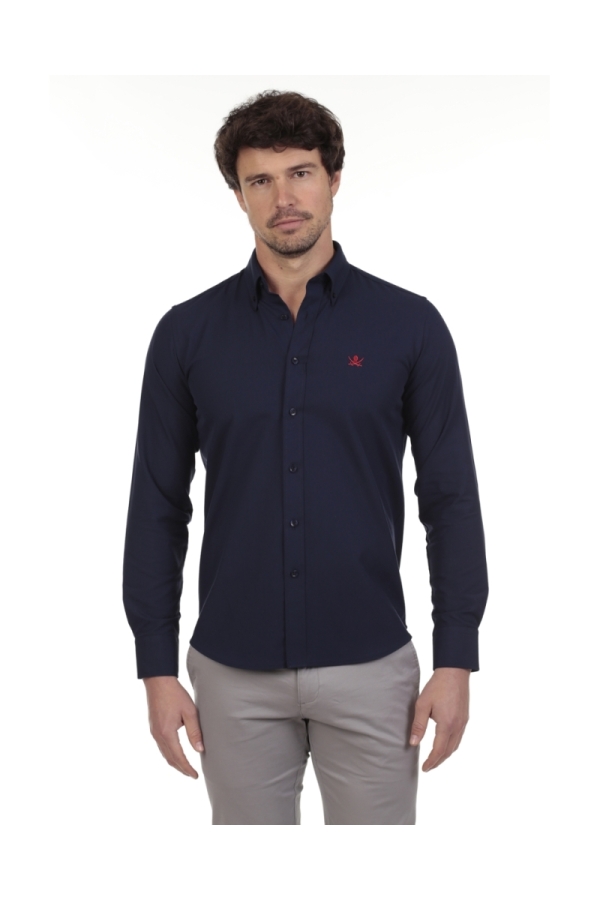 Camisa Oxford Hombre The Time Of Bocha QV1OXF 102