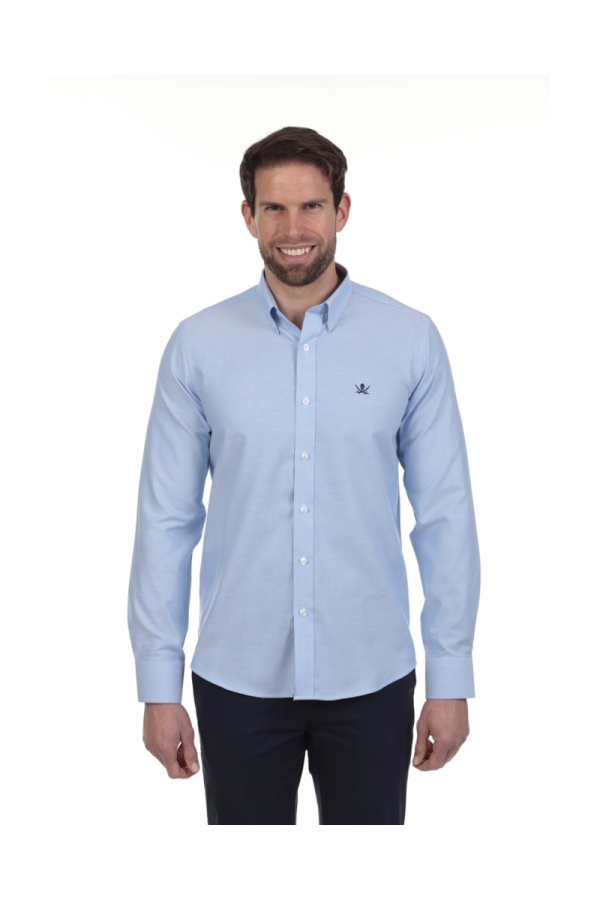 Camisa Oxford Hombre The Time Of Bocha QV1OXF 103