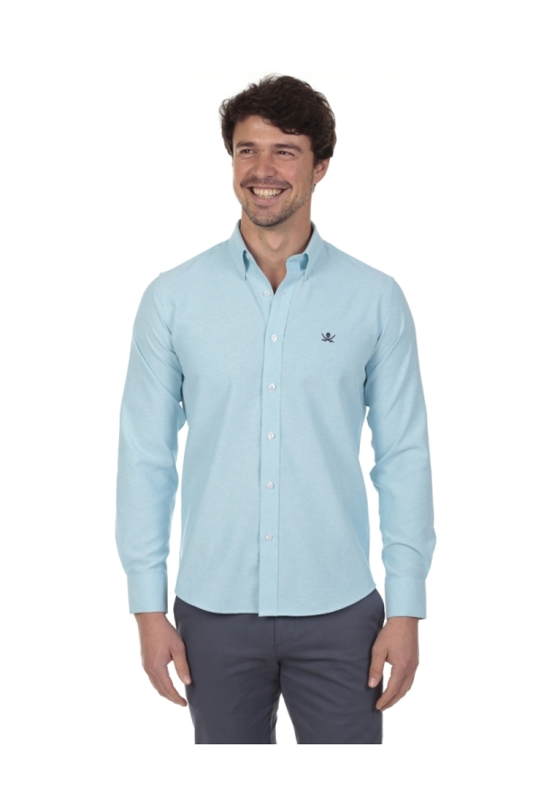 Camisa Oxford Hombre The Time Of Bocha QV1OXF 106