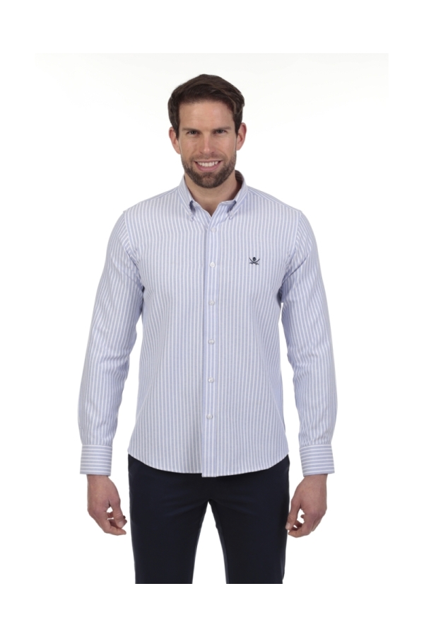 Camisa Oxford Hombre The Time Of Bocha QV1OXF 113