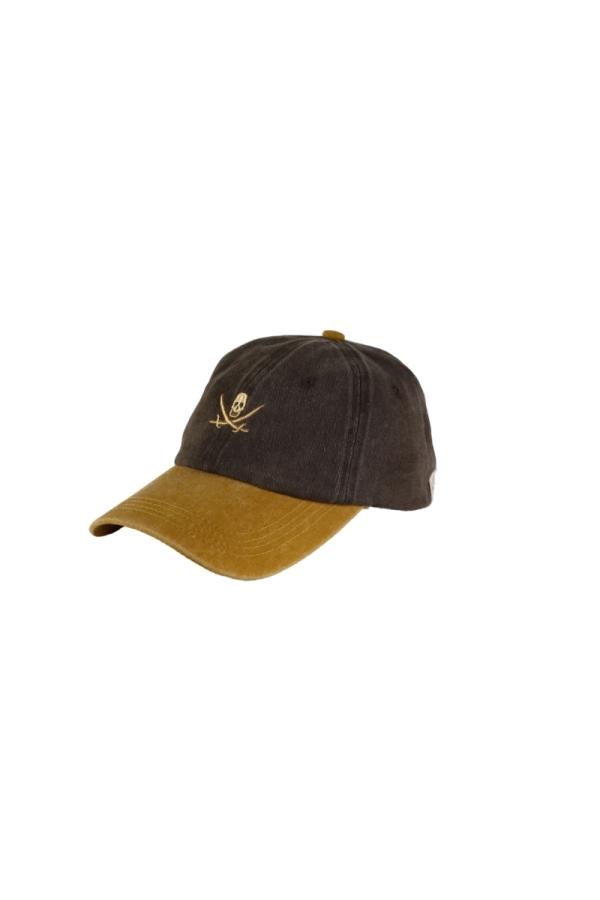 Gorra Algodon Bicolor Ajustable Hombre The Time Of Bocha QV1GBICO Mostaza - Marron