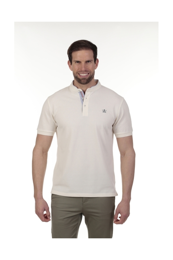 Polo Mao Hombre The Time Of Bocha QV1PMAO Beige