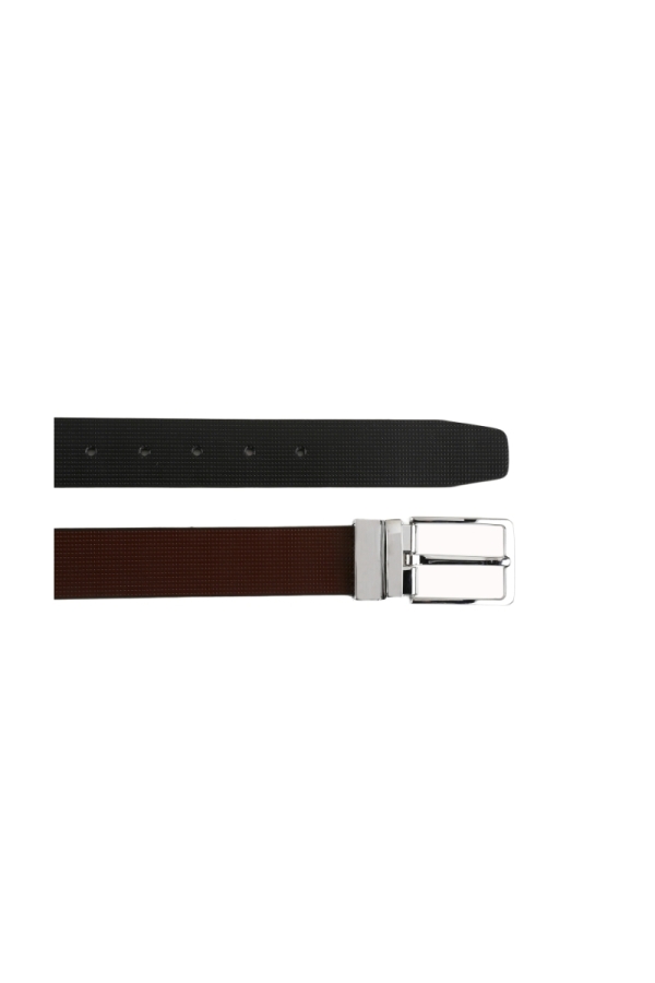 Cinturon Piel Reversible Hombre The Time Of Bocha QV1TB030 Neg.Marr