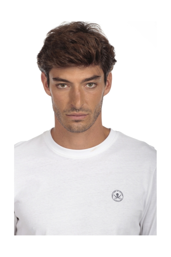 Camiseta Logo Hombre The Time Of Bocha QI1CLOGO Blanco