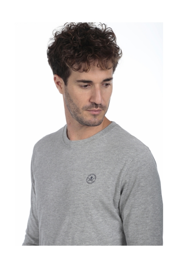 Camiseta Logo Hombre The Time Of Bocha QI1CLOGO Gris