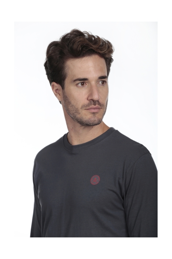 Camiseta Logo Hombre The Time Of Bocha QI1CLOGO Mineral