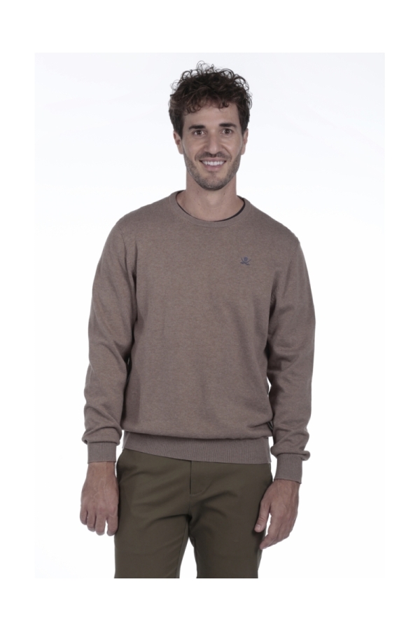 Jersey Caja Hombre The Time Of Bocha QI1JCAJA Camel