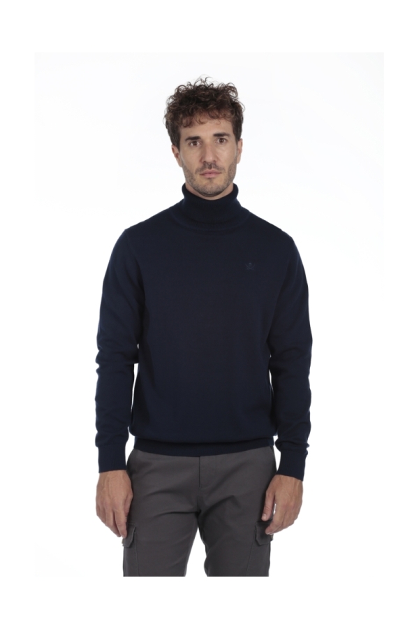 Jersey Cuello Vuelto Hombre The Time Of Bocha QI1JVUELTO Marino