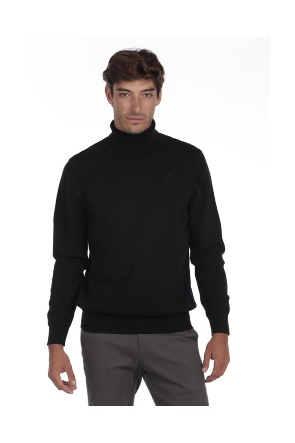 Jersey Cuello Vuelto Hombre The Time Of Bocha QI1JVUELTO Negro